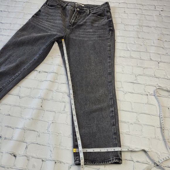 PacSun Woman’s washed out black mom jeans high rise size 30 - Picture 4 of 12